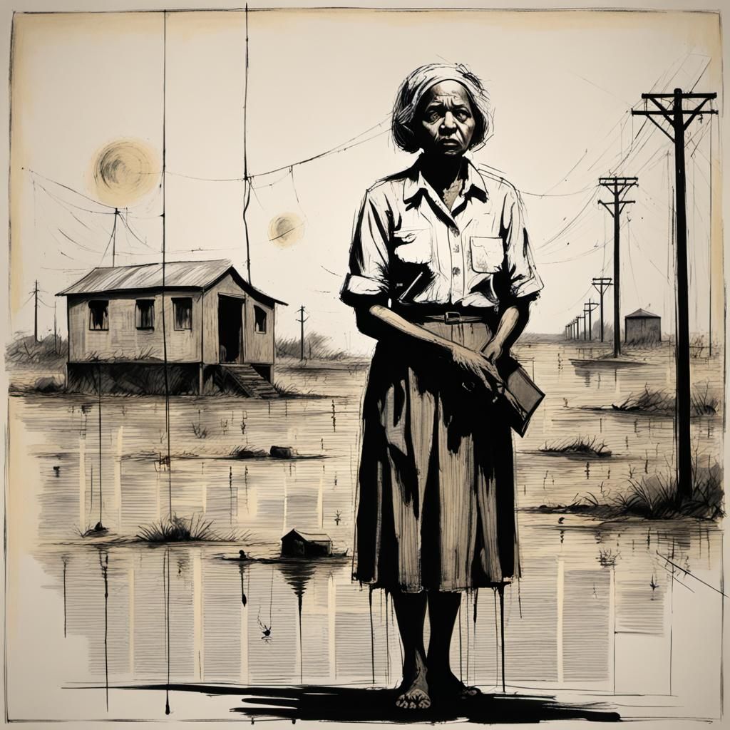 Apartheid Poverty by William Kentridge