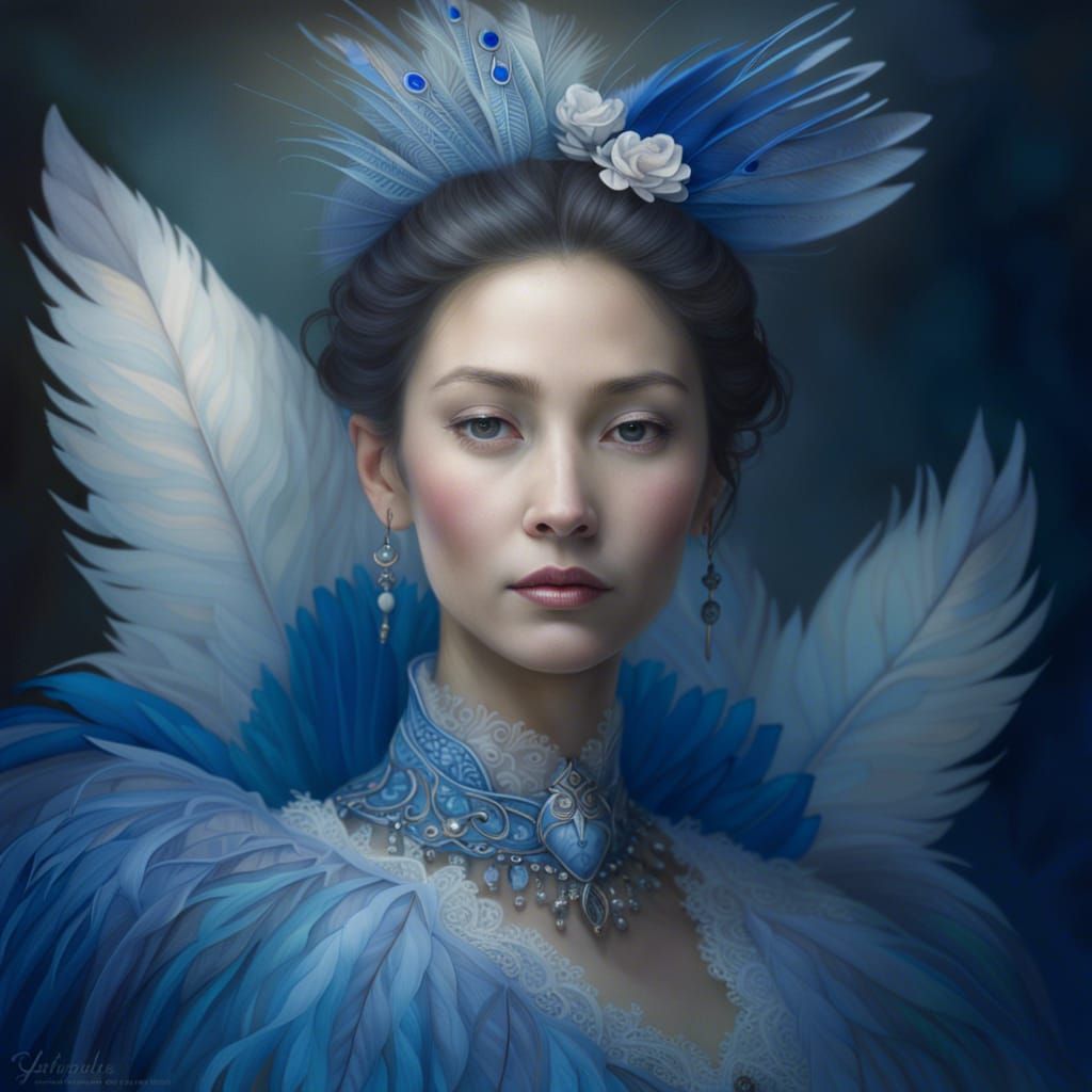 Aaracockra in Victorian Dress: Photorealistic Portrait