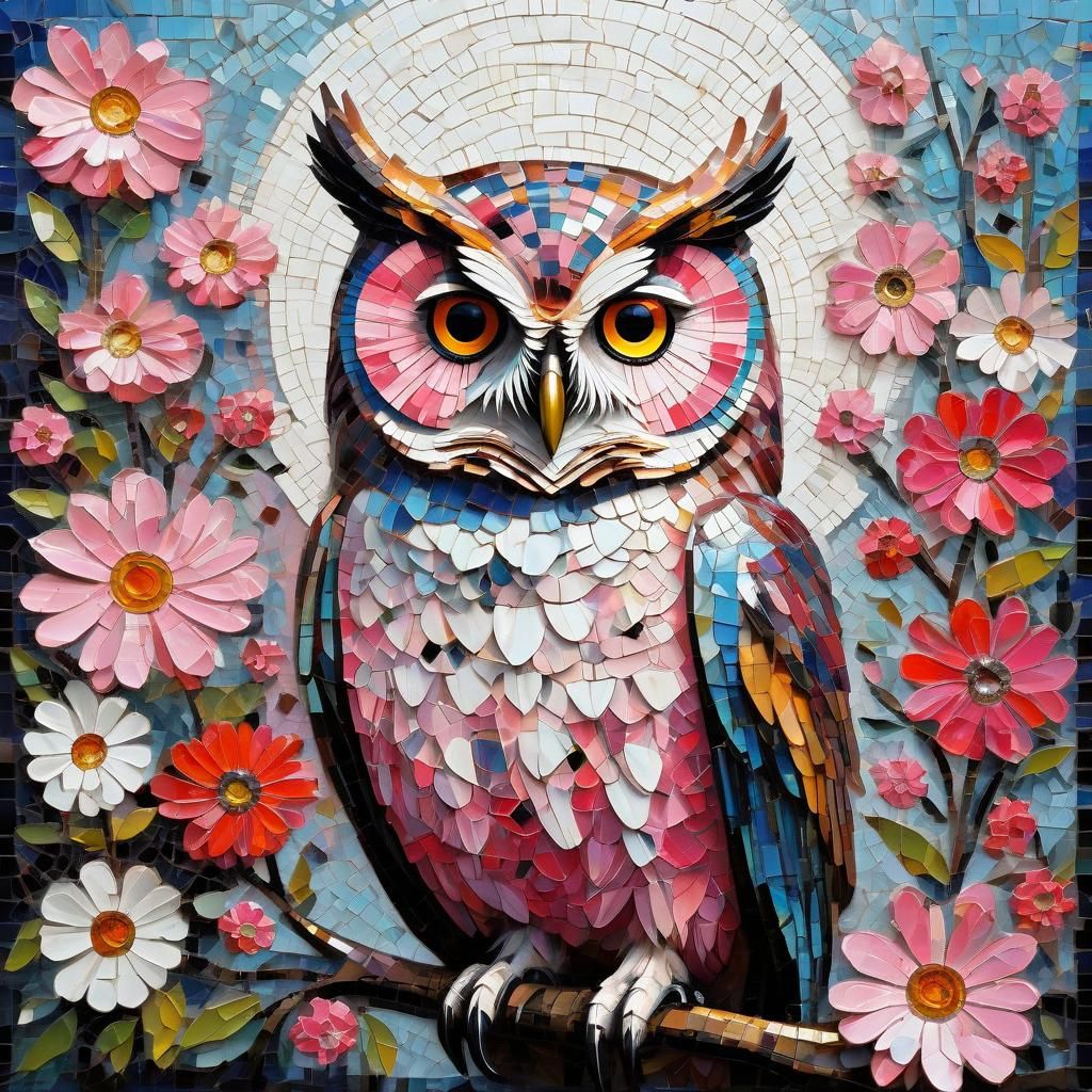 Mosaic Owl