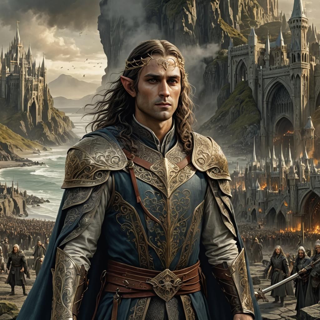 Prince Imrahil of Dol Amroth: Fantasy Concept Art