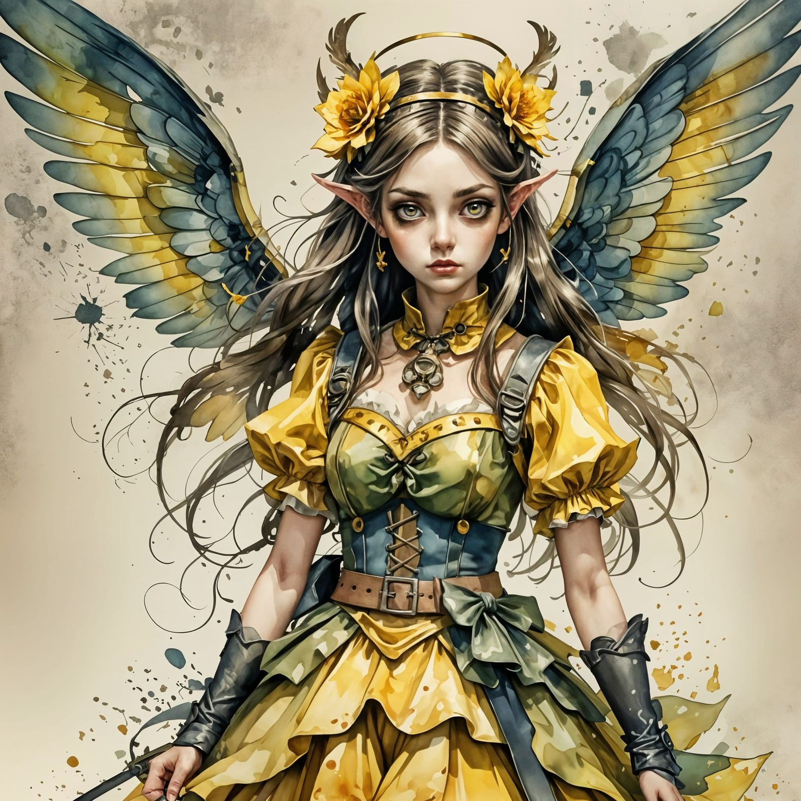 a Grunge Fairy Soldier