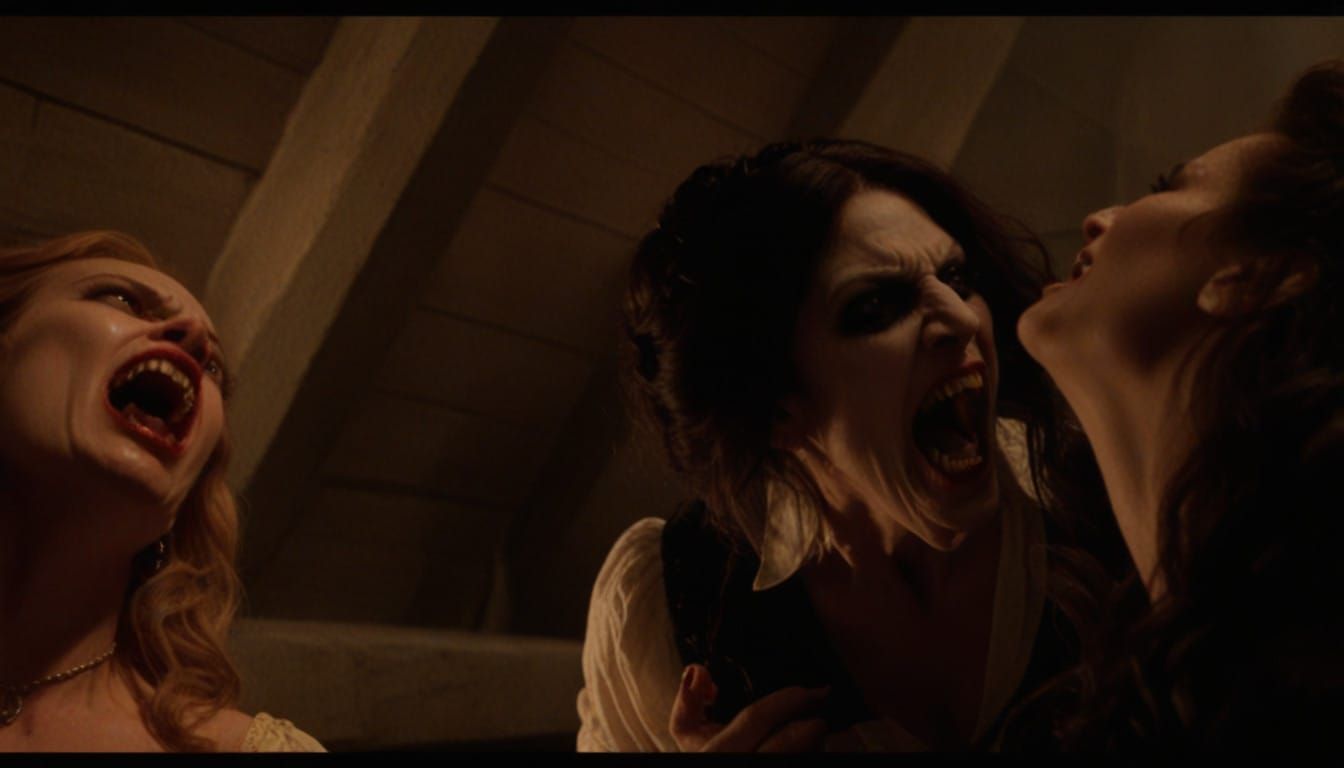 Trans Vampire Women Prepare to Attack a Cis Victim