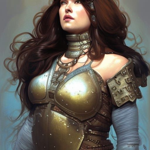 Barbarian Roman Empress Concept Art Portrait