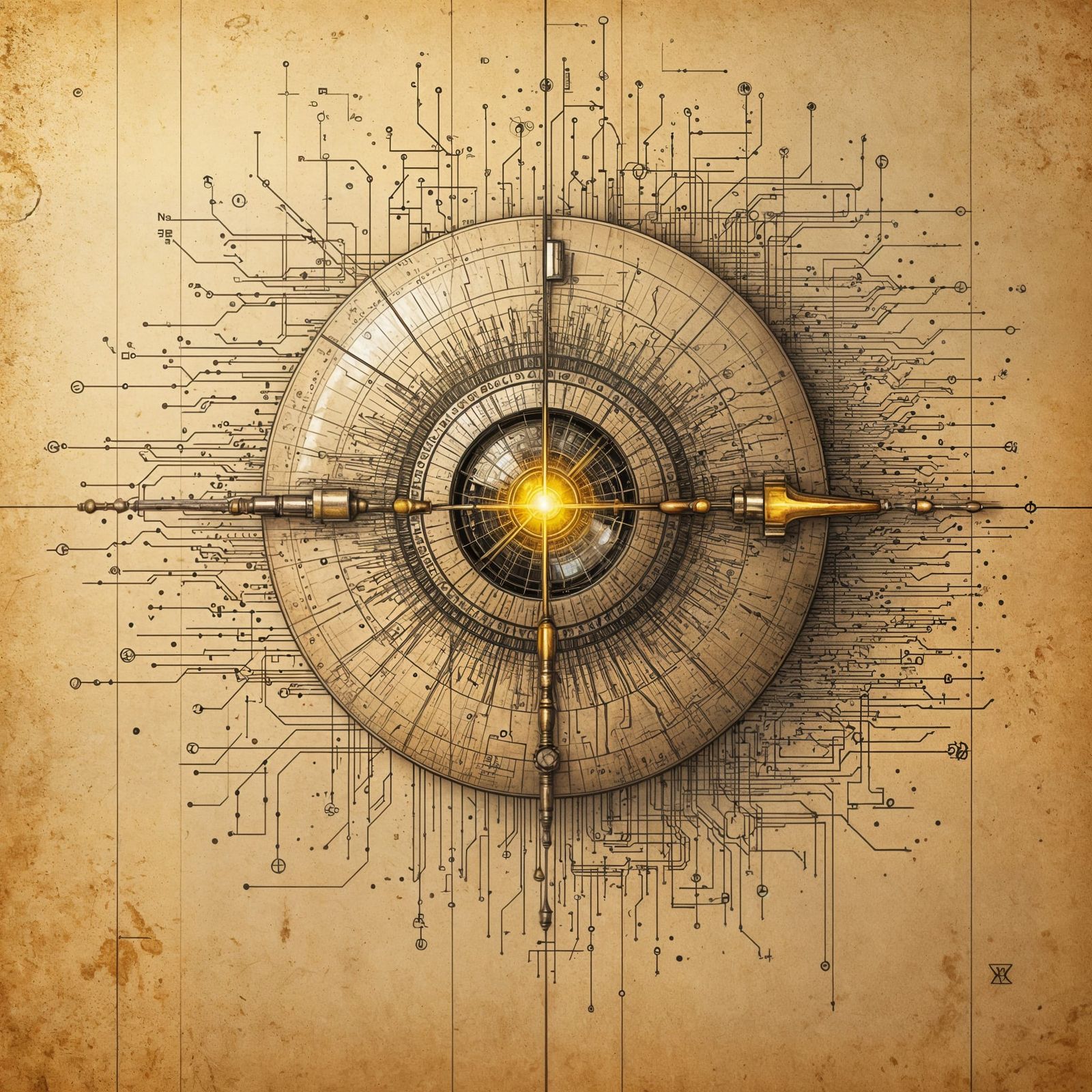 Cyberpunk Architect's Draft: AI City Blueprints