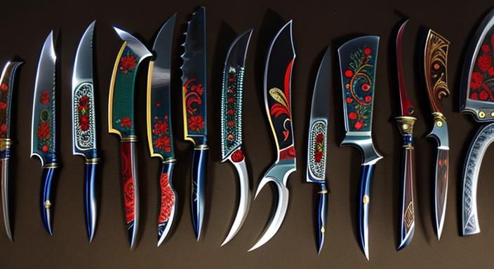 Assorted Enchanted Kurkri Knives