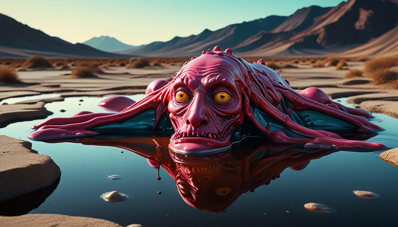 Surrealist Masterpiece: Salvador Dali-Inspired Creature Devo...