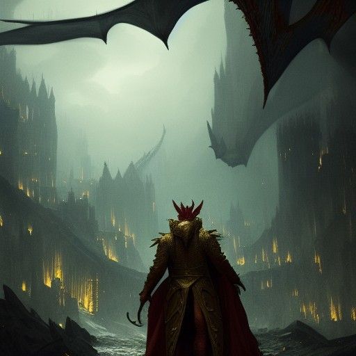 Smaug's Gold Hoard: A Dark Fantasy Masterpiece