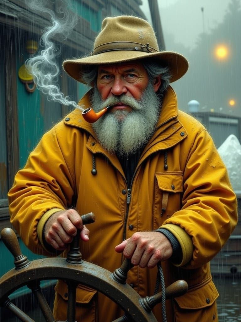 Portrait of a fisherman