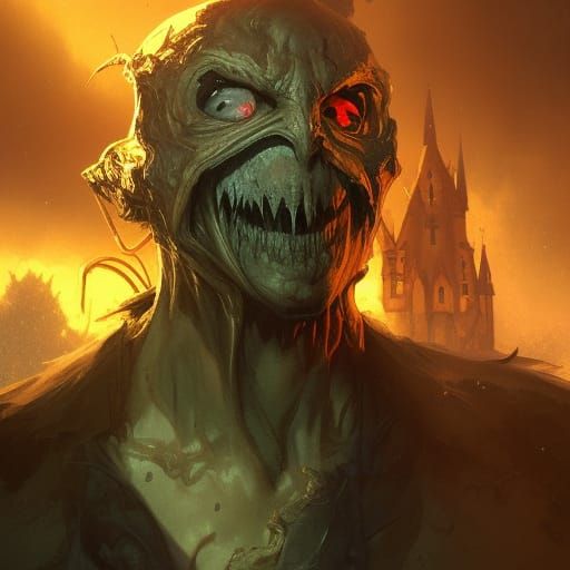 Haunted House Boogeyman Portrait in Unreal Engine 5