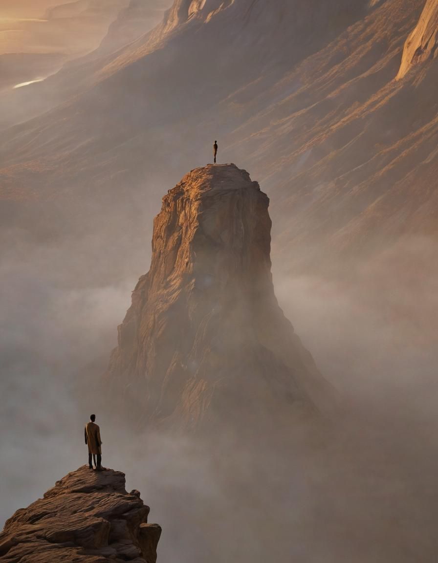 Dreamlike Landscape in Surrealist Style