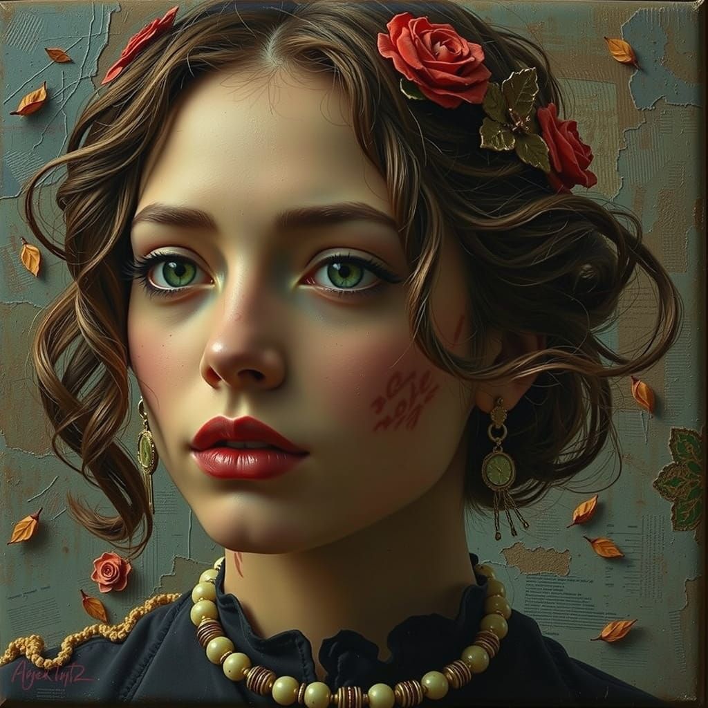 Abstract Swirling Red Forms in Dynamic Motion