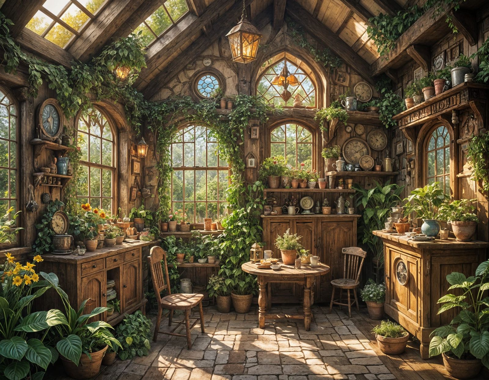 Cozy Whimsical Cottage in Hyper Detail