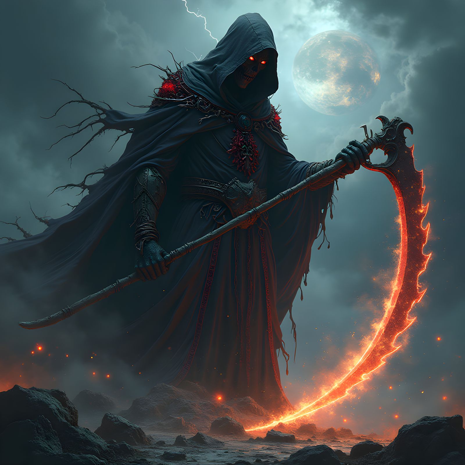 Epic Fantasy God as Evil Wizard Judge