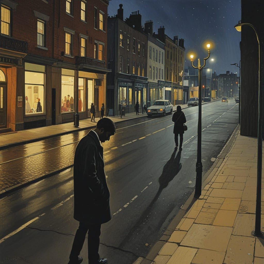 and I fell back alone