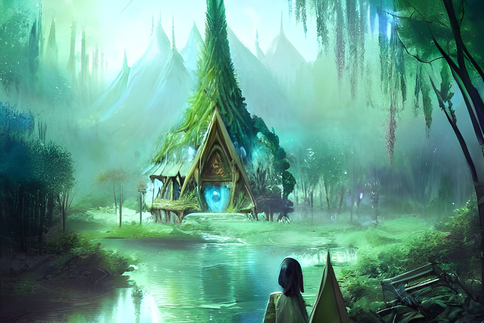 Lothlórien: Hyperdetailed Elven Forest Village