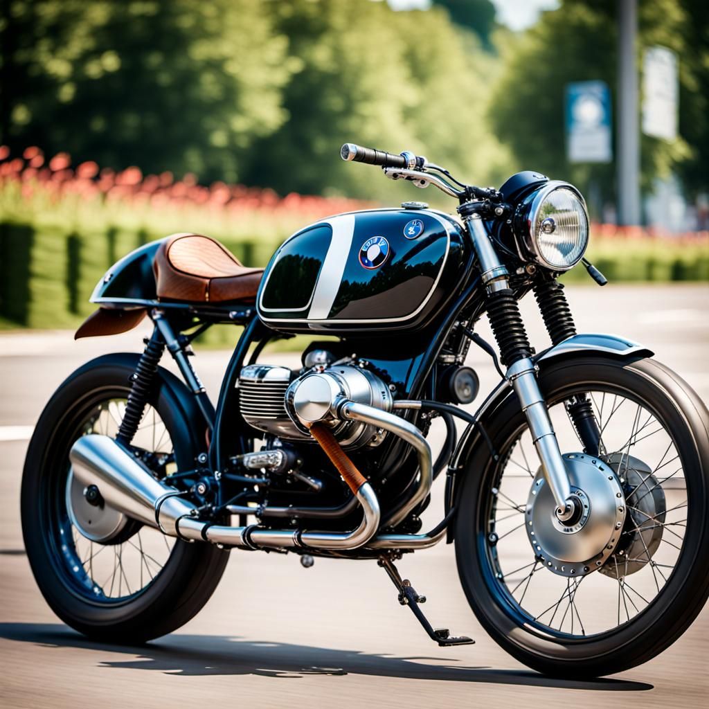 Vintage 1960s BMW Cafe Racer Photography