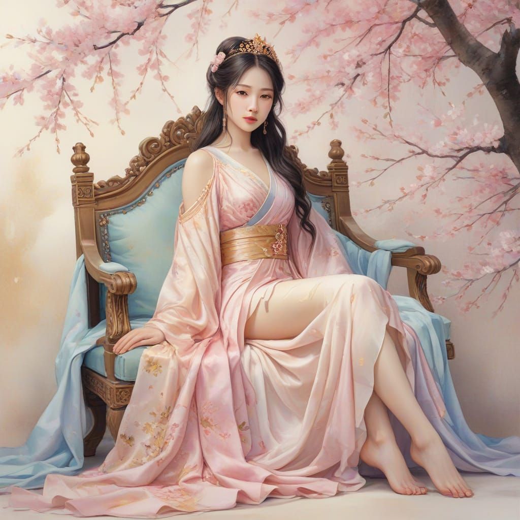 A ravishing japanese princess...