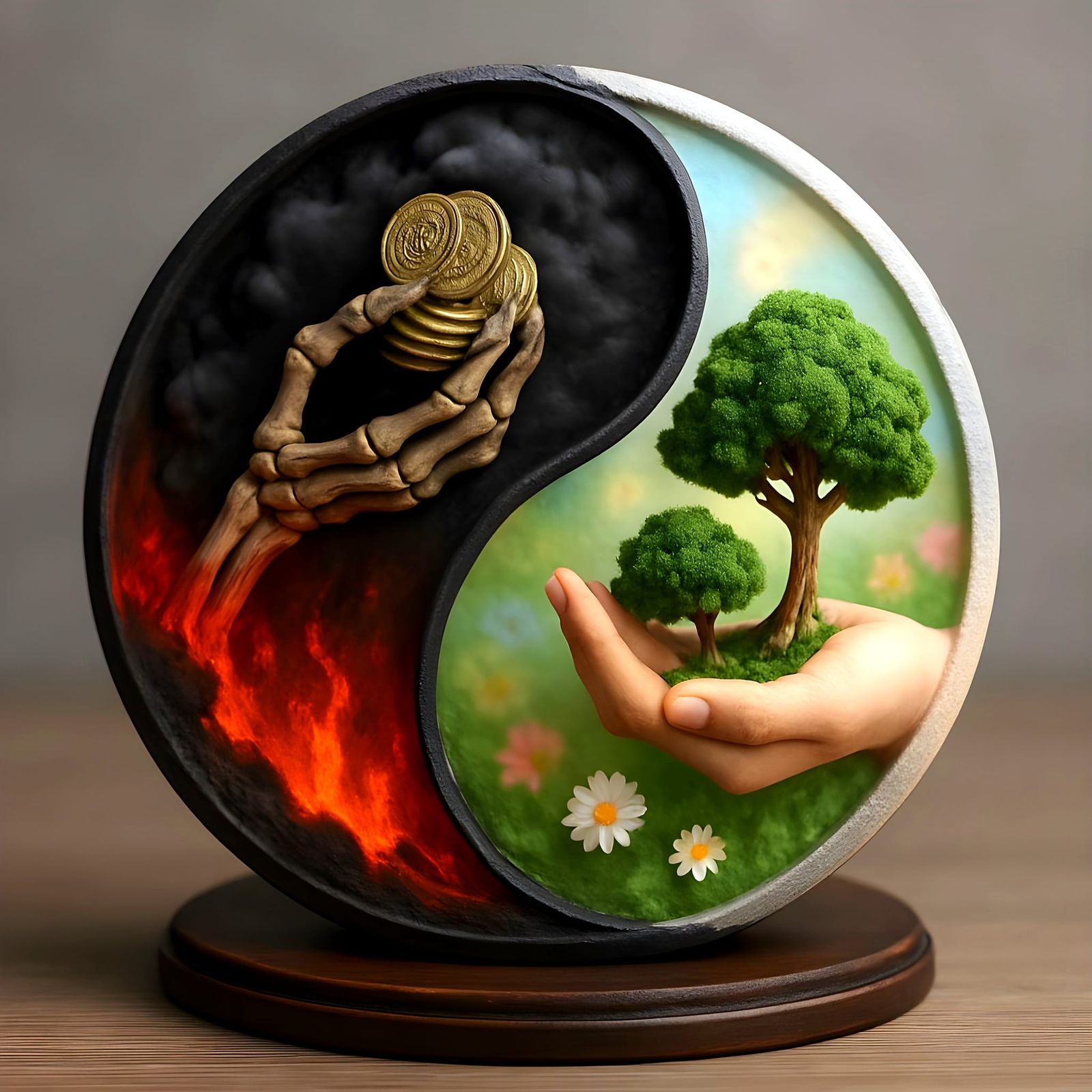 Yin Yang: Greed and Generosity in Balance