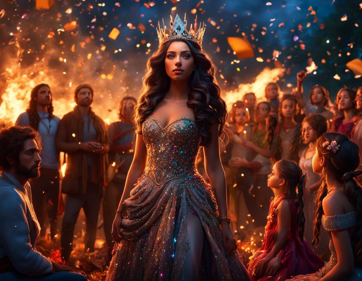 Princess Yndra's Magical Coronation at Campfire Party