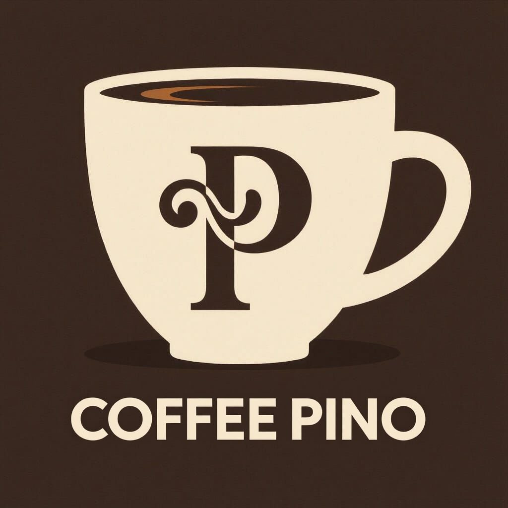 Modern Monogram Logo for Pino Coffee