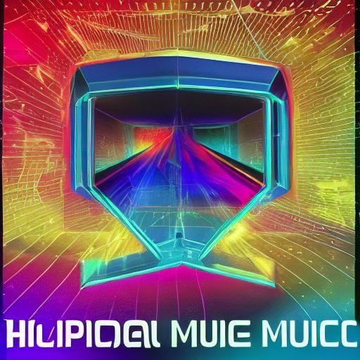 Holographic 3D Art: 80s Music Album Cover