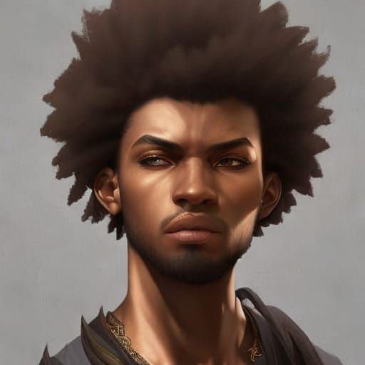 Fantasy RPG Human Male Portrait in 4K HD