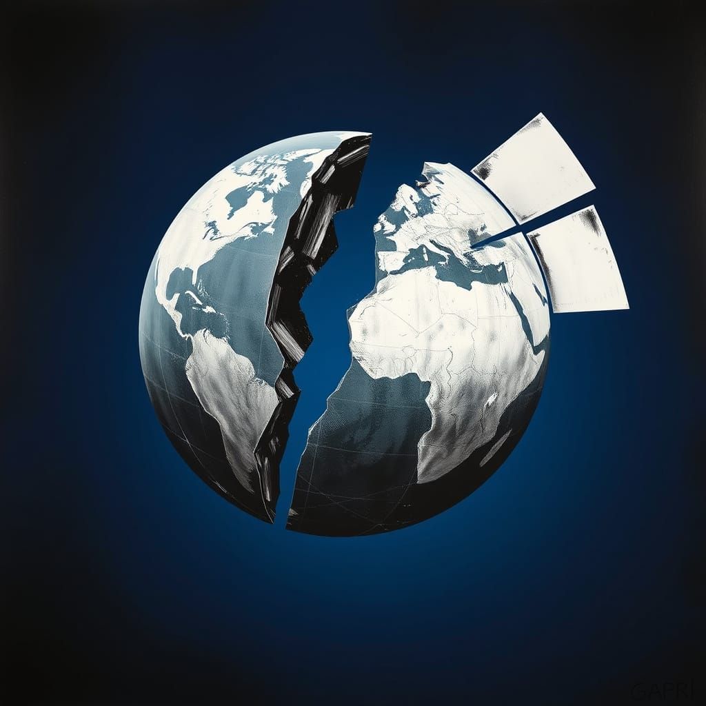 Disproportionate Shards: A Fragmented Globe in Monochromatic...