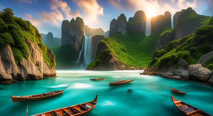 Idyllic Paradise Beach Escape