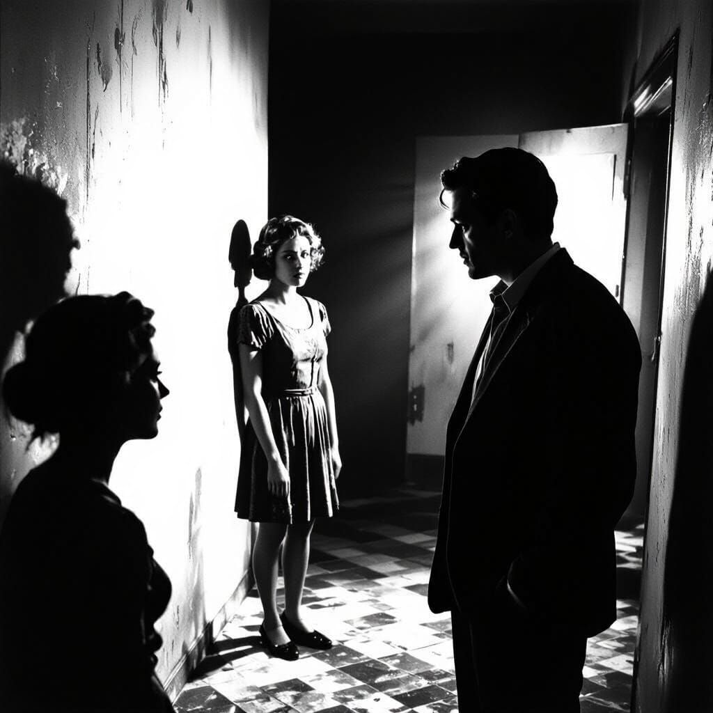 Awkward Confrontation Captured in Tense Dutch Angle