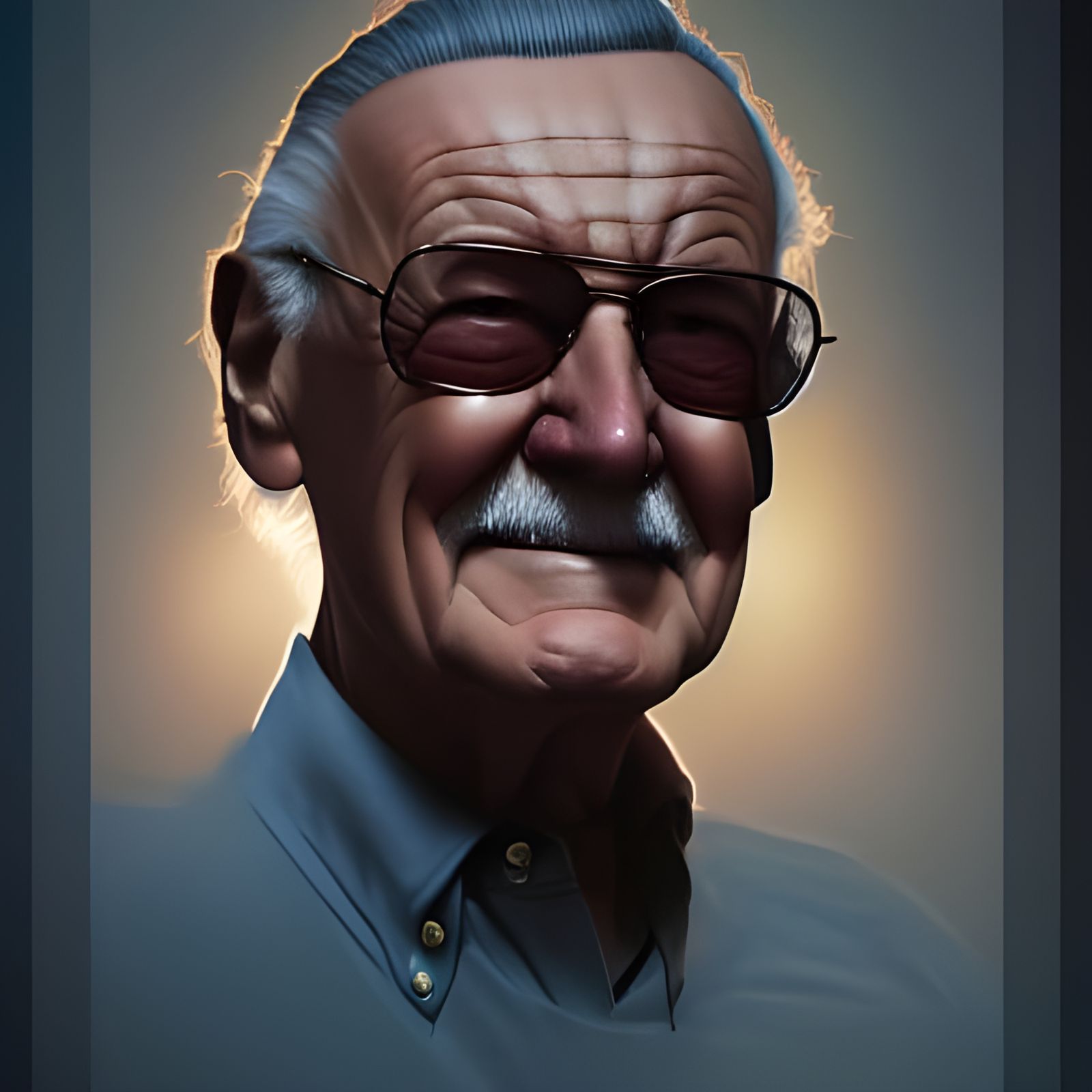 Detailed Portrait Inspired by Art Nouveau and Anime