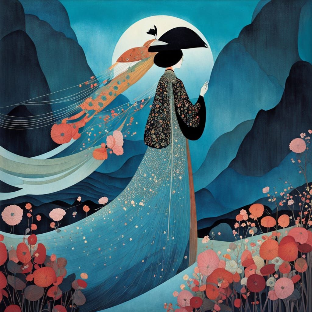 Artwork Inspired by Illustrative and Painting Masters