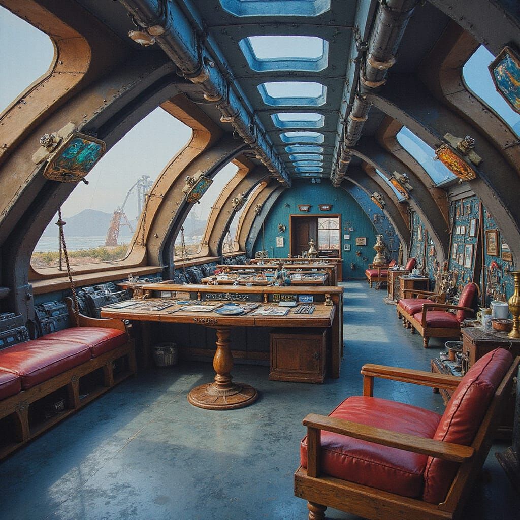 Epic Steampunk Star Trek Enterprise Bridge