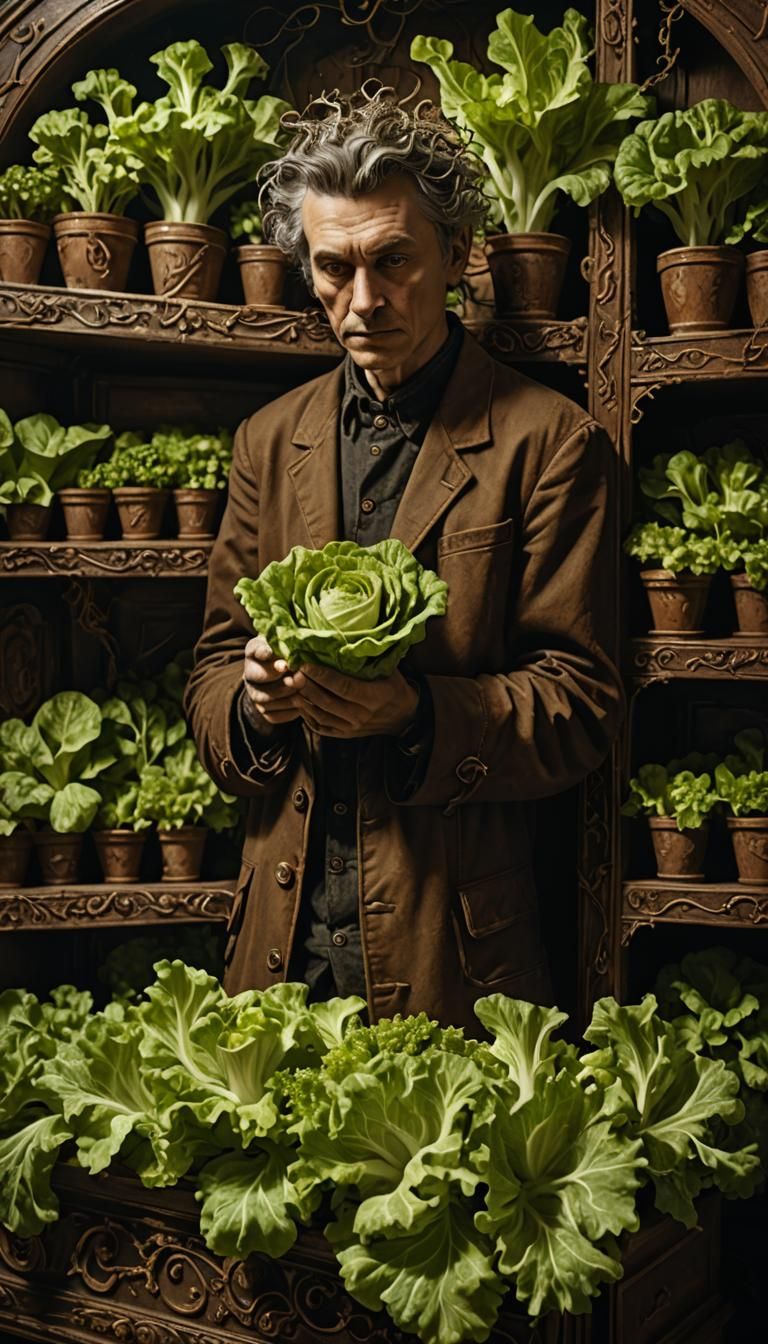 Surreal Portrait of a Soul on a Shelf