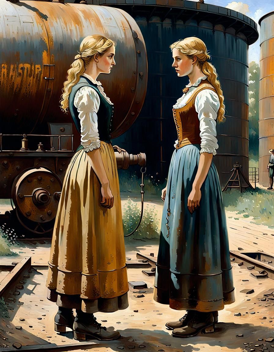 Low macro-contrast oil painting by Francois Millet: Picture ...