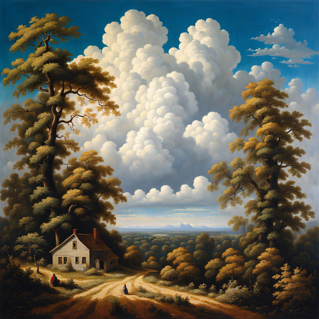 Figurative Landscape (after John Rogers Cox)