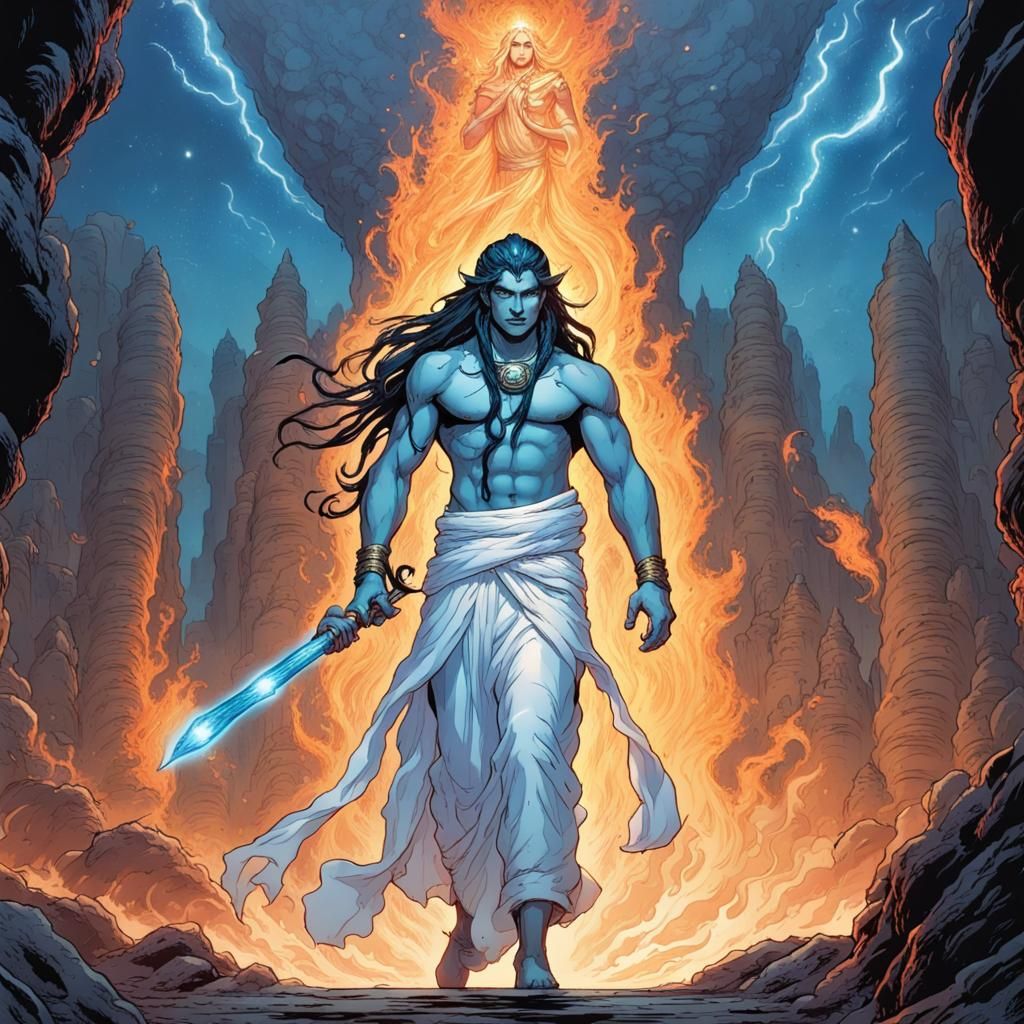 Shiva's Descent: Comic Book Art of Hell