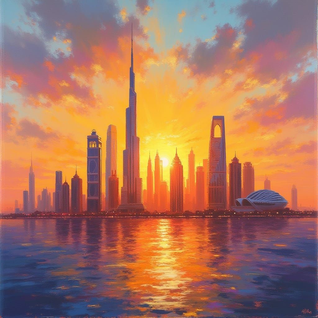 The Doha Skyline (Qatar)