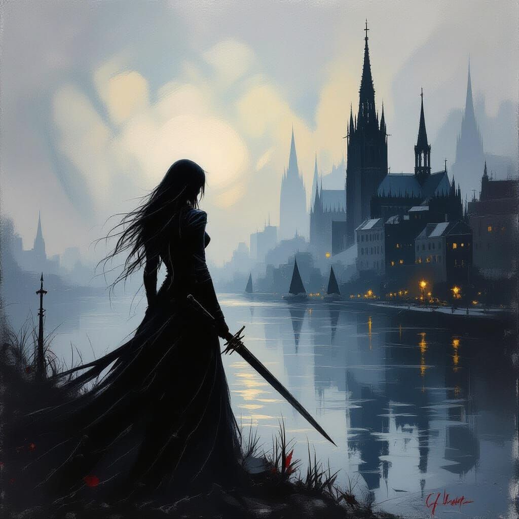 Gothic Revenge in Impressionistic Style