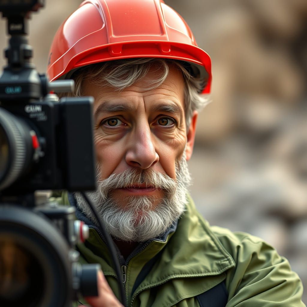 Italian Geologist Directs Film Set with Precision