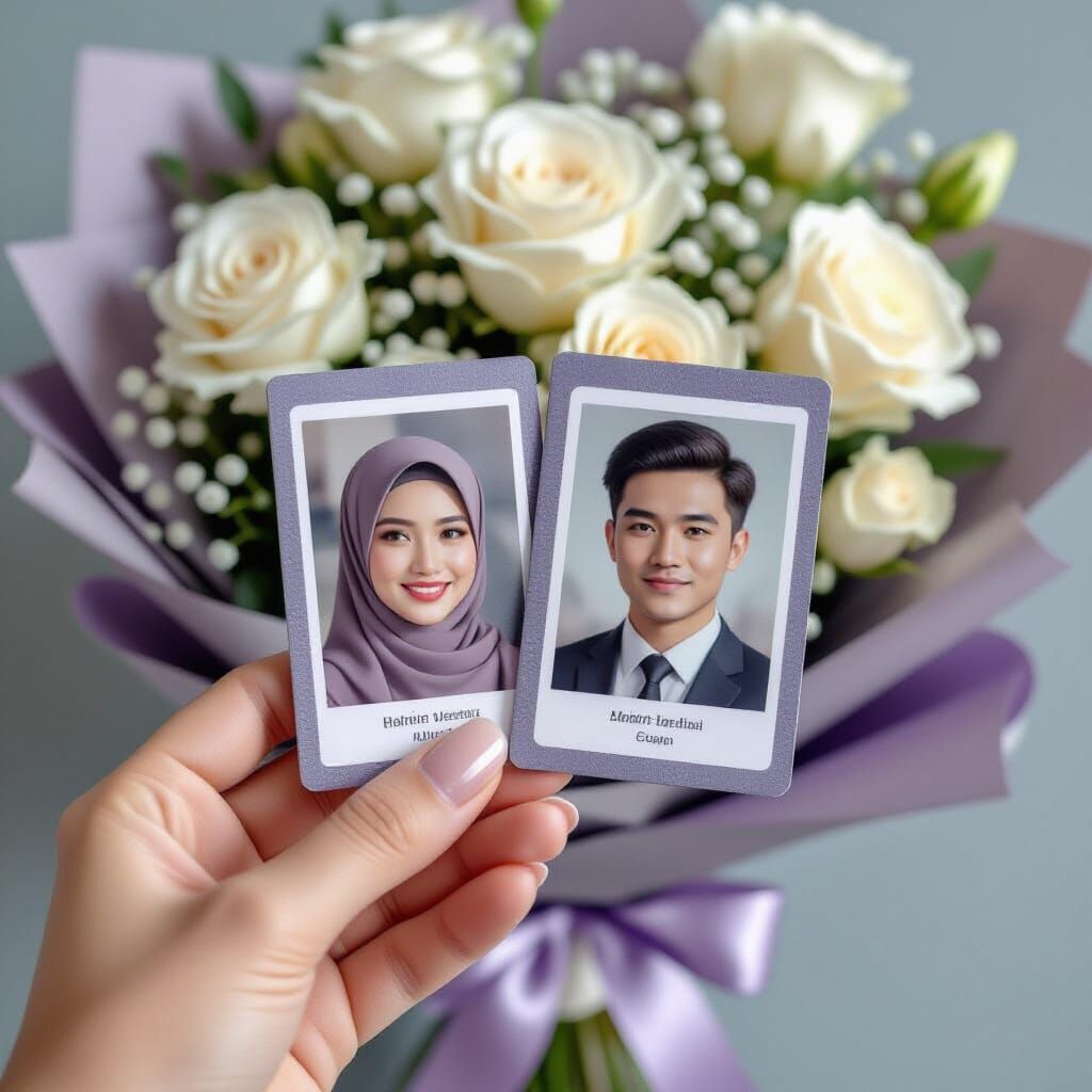 Malaysian Couple Portrait in Meta Zolo Realism