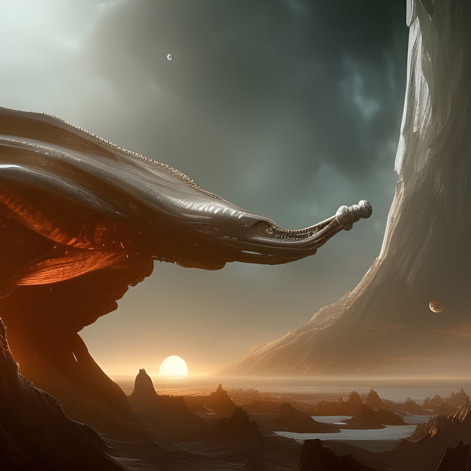 Epic Collision of Two Alien Worlds