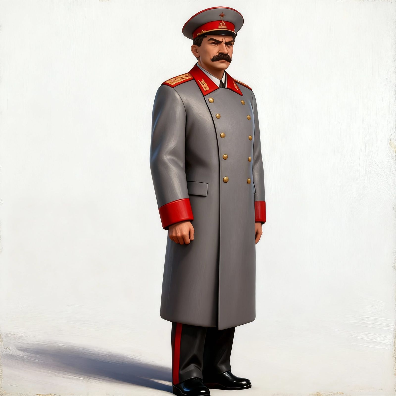 Hyper-Detailed 3D Digital Oil Painting of a Man