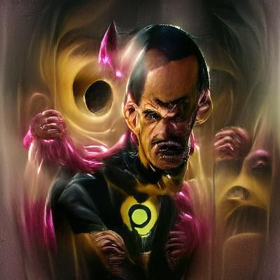 Sinestro: Consumed by Fear, Sinister Art