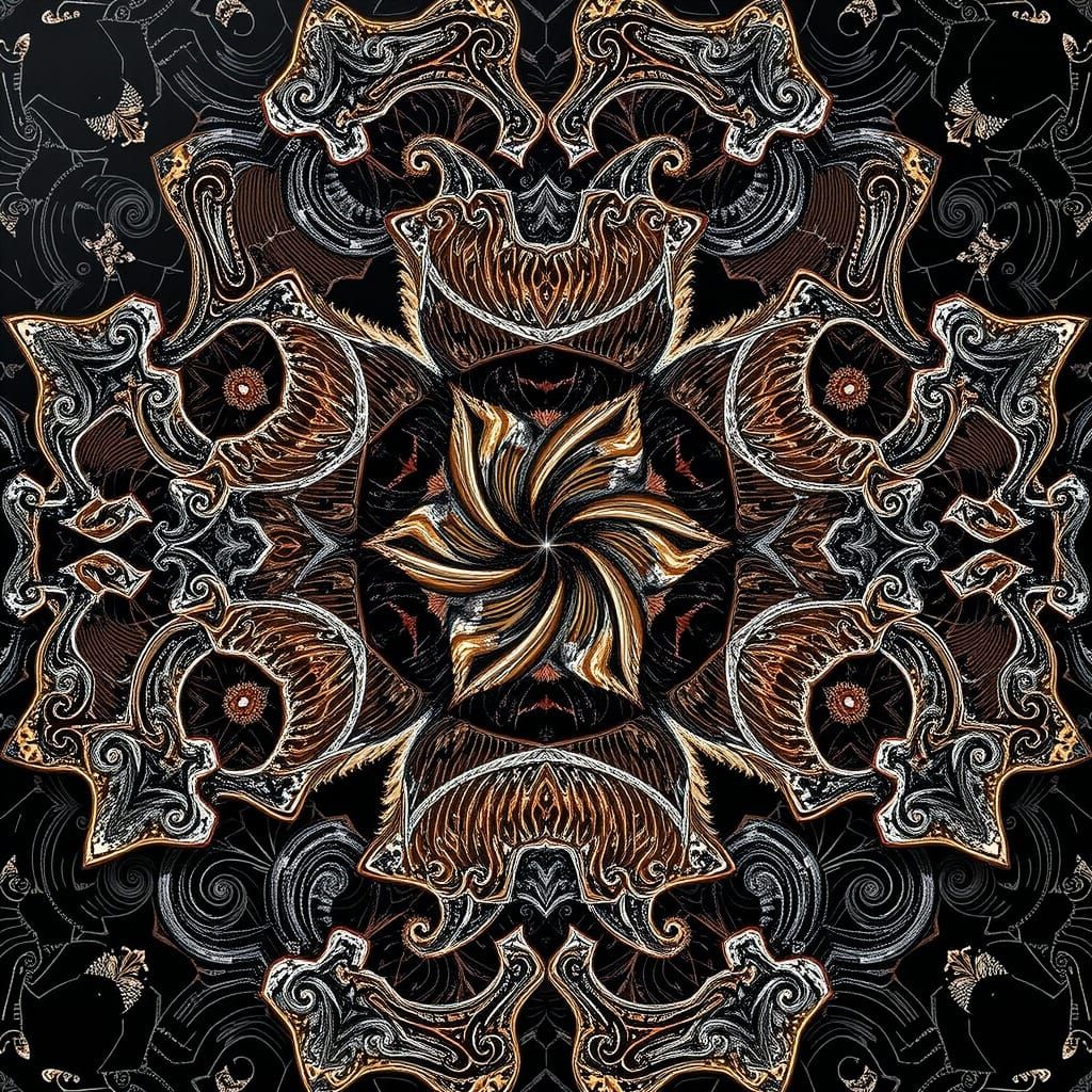 Complex Julia Set Fractal Art