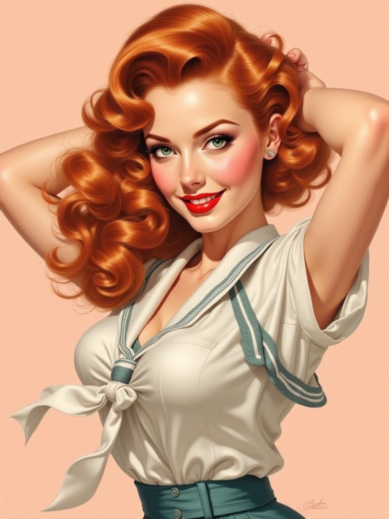 Pinup Portrait Rando Iteration