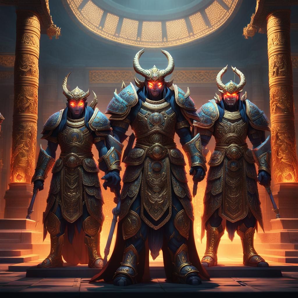 Anime-Inspired Pantheon of Vengeful Gods