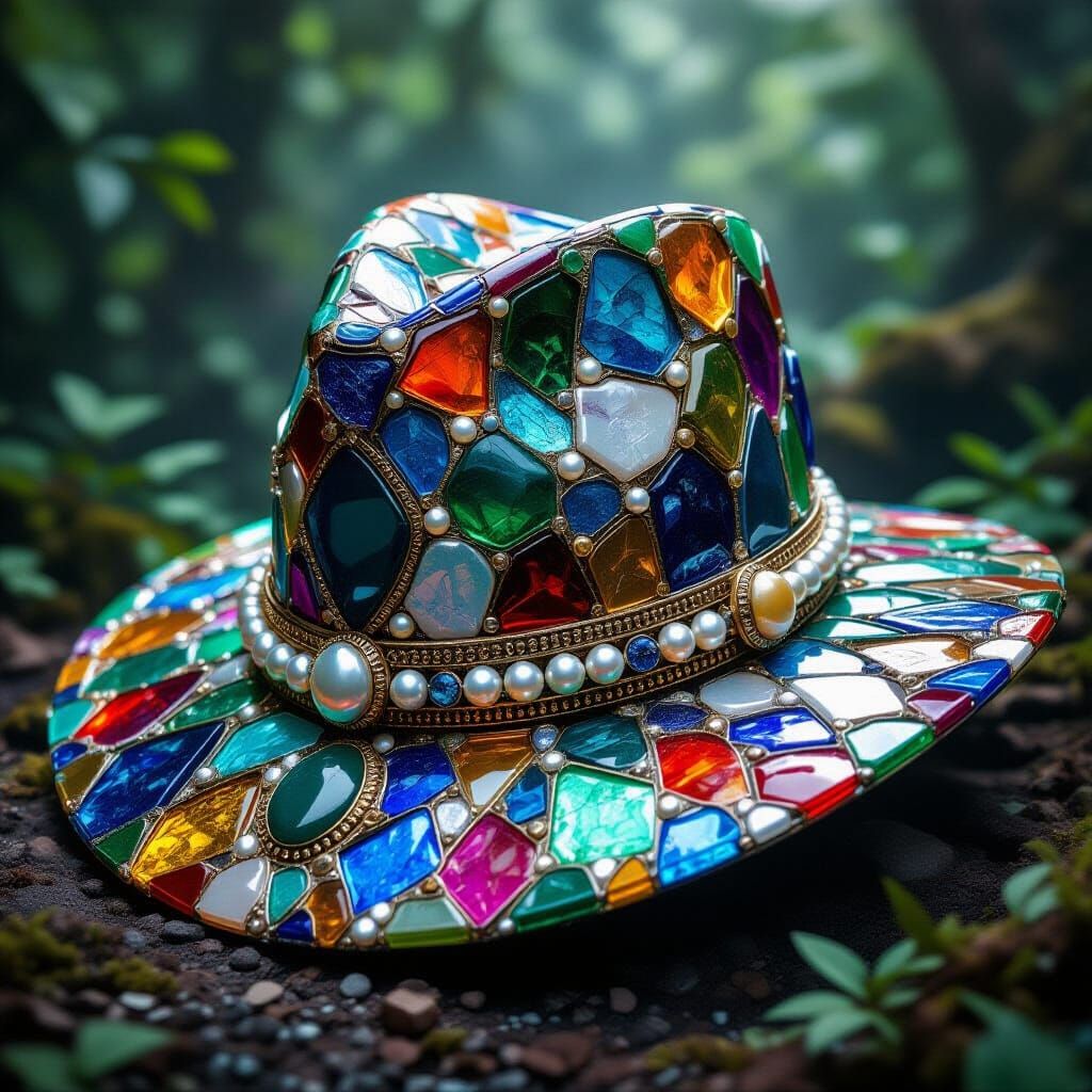 Mystic Archeologist Unearths Ornate Hat of Glass, Pearls, an...