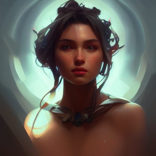 Hyperdetailed Portrait with Dynamic Lighting