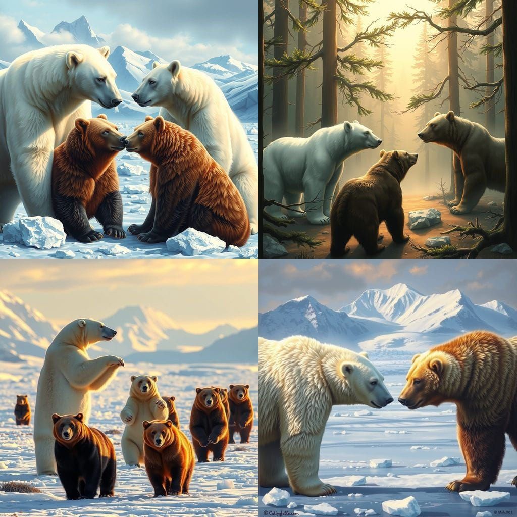 Arctic Giants Encounter Fierce Western Cousins