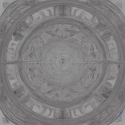 Victorian Man Portrait in Art Nouveau Style